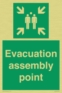 Evacuation assembly point